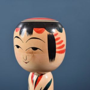 Vintage Traditional Yajiro Kokeshi doll Kamata Umeko
