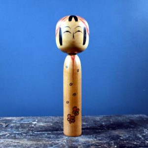 Vintage Traditional Togatta Kokeshi doll by Satou Yoshiaki