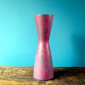 Vintage purple West German Pottery vase by Carstens Keramik 639-32