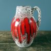 Scheurich Keramik Vintage West German Pottery Vase with Lora pattern 414-16