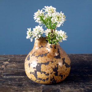 Vintage West German Pottery P-Keramik bud vase 25