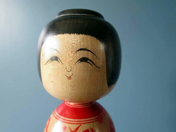 Japanese wooden Kokeshi doll - Tsugaru style