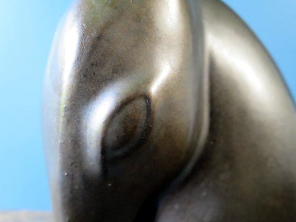 Vintage art-deco horse head sculpture by Anette Edmark