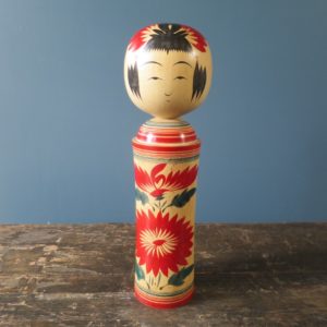 Japanese Kokeshi doll - Naruko design by Kishima Sanori
