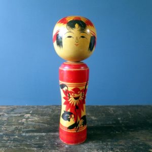 Japanese Kokeshi doll - Naruko design