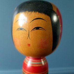 Japanese vintage Kokeshi doll - Sakunami by Aida Eiji 会田栄治
