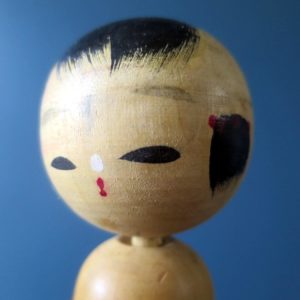 Vintage Japanese Kokeshi doll - Souvenir design