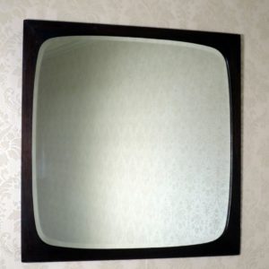 Vintage Rosewood mirror by Danish Control 1950s