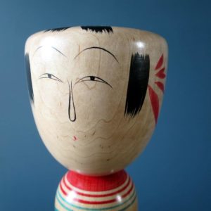 Vintage Zao Kokeshi doll by Kazuo Ishiyama (石山 和夫)