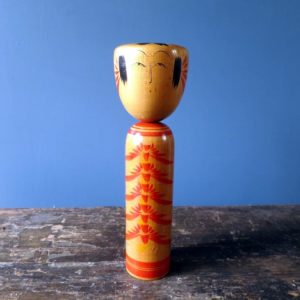 Vintage Zao Kokeshi doll by Kazuo Ishiyama (石山 和夫)
