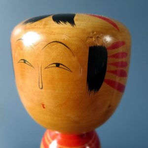 Vintage Zao Kokeshi doll by Sanshiro Ishiyama (石山 三四郎)