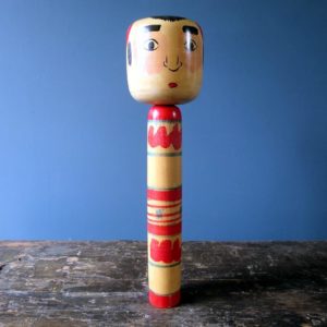 Vintage Nakanosawa Kokeshi doll by Seya Juji (芹沢 洋治)