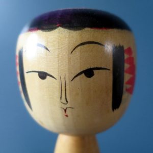 Vintage Yajiro Kokeshi doll with rattle
