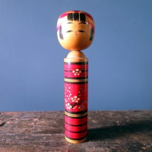 Sosaku Kokeshi doll by the Sasaki family - large
