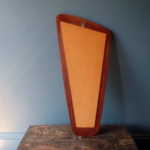 Retro modernist style irregular-shaped mirror