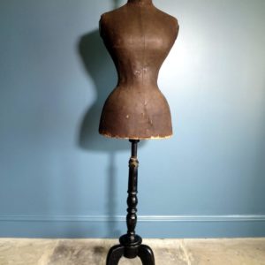 1880s French Victorian wasp-waist mannequin 40 inches